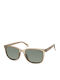 Kenneth Cole Unisex Γυαλιά Ηλίου με Μπεζ Κοκκάλινο Σκελετό και Πράσινο Φακό