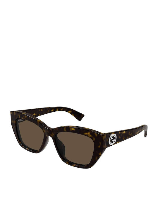 Gucci Feminini Ochelari de soare cu Maro Tortoi...