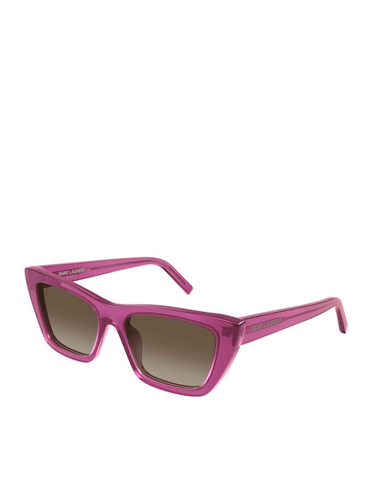 Ysl Mica Women's Sunglasses with Pink Plastic F...