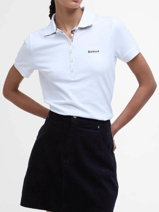 Barbour Polo White