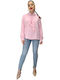 Damen Bluse Langärmelig Pink