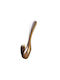 Import Hellas Wall Hanger 4235 Metal 2 Hooks Gold