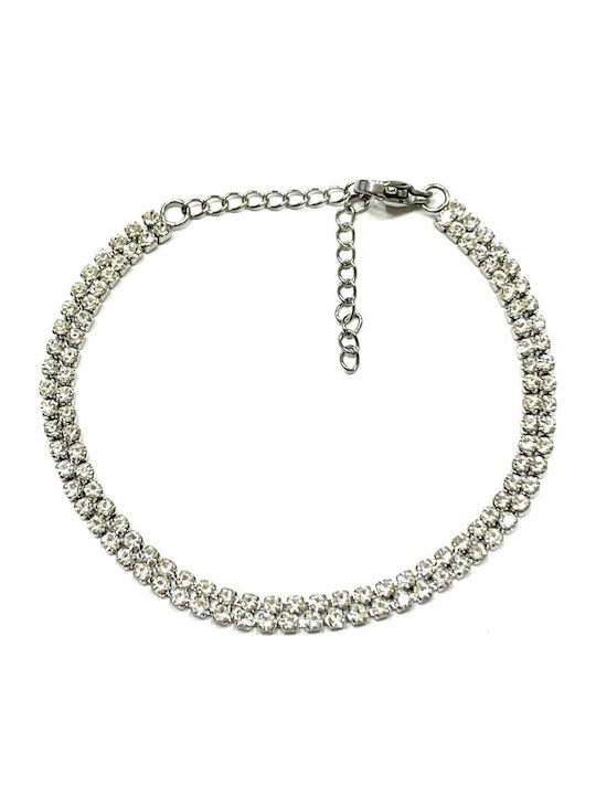 Tatu Moyo Women's Bracelet made of Steel with Z...