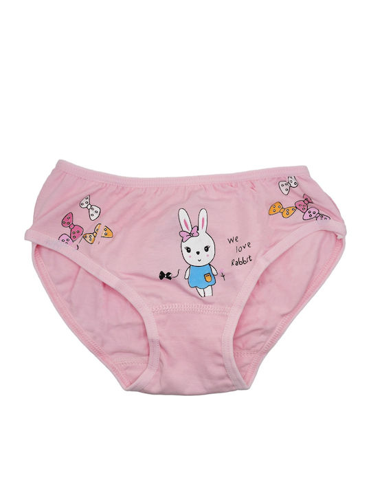 Defne Baby We Love Rabbit Παιδικό Βρακάκι Ροζ