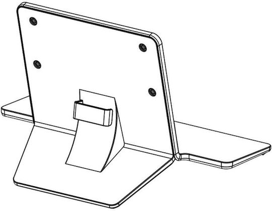 LG ST-43HT Επιτραπέζια Βάση Τηλεόρασης Ασημί