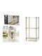 Bibliothek Natural/Gray 38x32x80cm