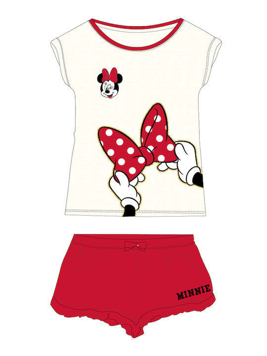 Disney Kids' Pajamas Summer red Minnie