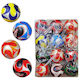 Rubber Ball Football Design Ø6.5cm Toymarkt 913580 12pcs 71-3560