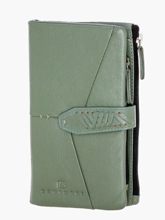 Bartuggi Leather Women's Wallet Classic Khaki