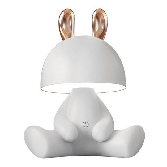 Elmark LED Kinder Dekorative Lampe Weiß 22x17x27εκ.