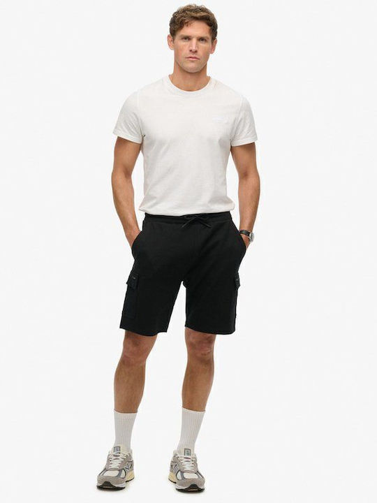 Superdry M D2 Αθλητική Ανδρική Βερμούδα Μαύρη
