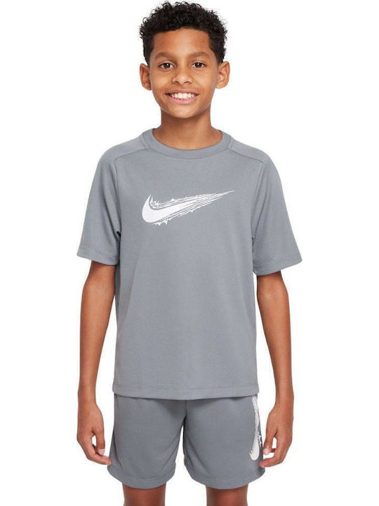 Nike Kids' T-shirt Dri-Fit Smoke Grey