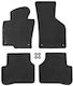 Carro 247507 Гумени стелки Vw Passat B6 2005-2010 Passat B7 2010-2014 Passat Cc 2008-2011 4 броя черни