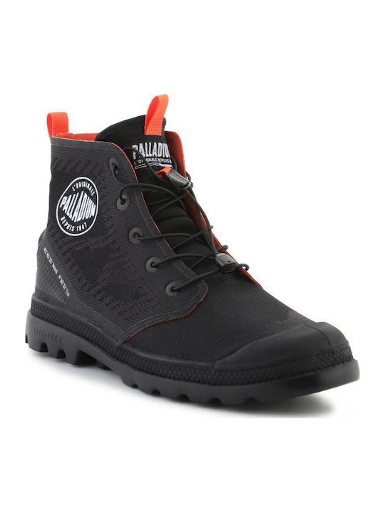Palladium Pampa Lite Travel Ανδρικά Μποτάκια Μαύρα
