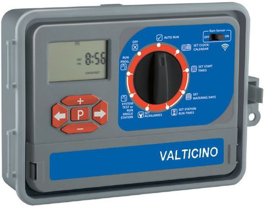 Valticino Bewässerungsprogrammierer Tabelle Elektrisch 8 Stopps mit Wi-Fi