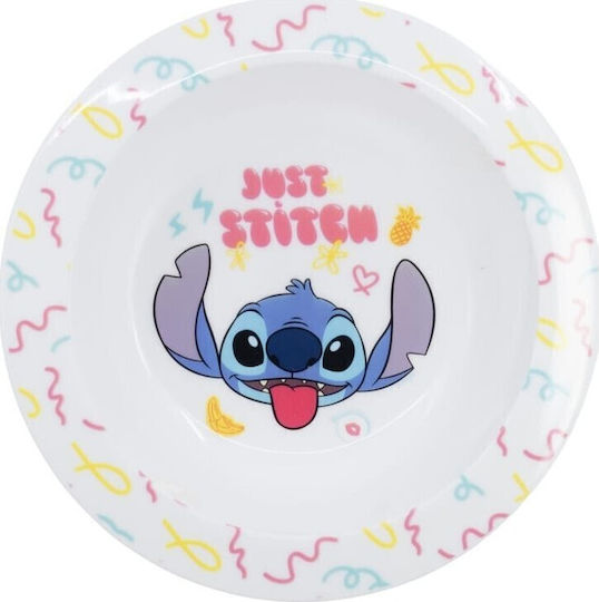 Disney Παιδικό Μπωλ Φαγητού Palms Collection από Πλαστικό Λευκό