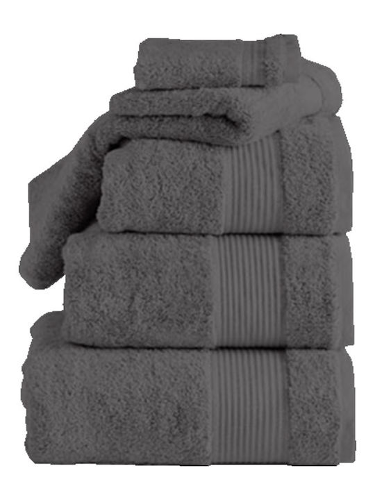 TnS Badehandtuch Premium 70x140εκ. Dark Gray Ge...