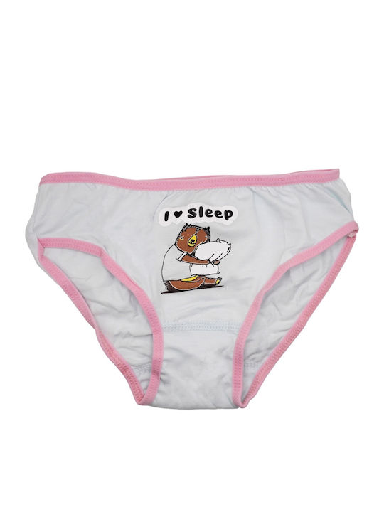 Defne Baby I Love Sleep Παιδικό Βρακάκι Ροζ