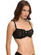 Balconette Push Up Balconette Bra Underwire Black