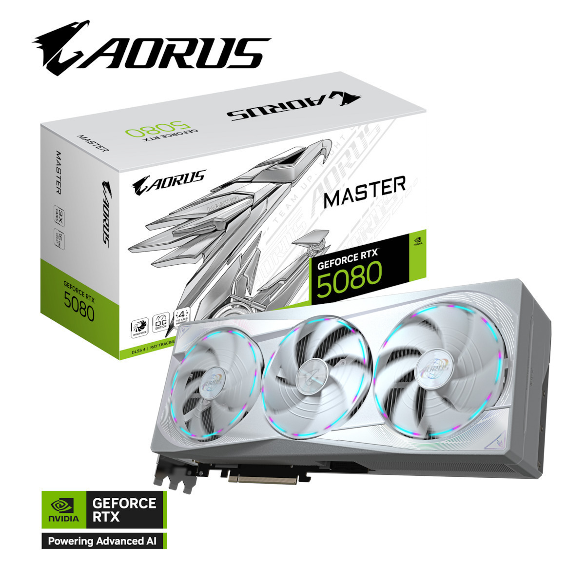 Gigabyte GeForce RTX 5080 16GB GDDR7 Master Ice Κάρτα Γραφικών