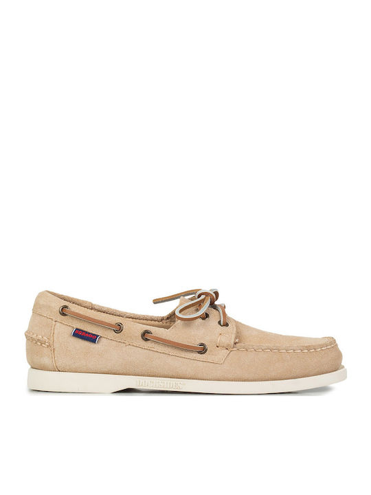 Portland Flesh Out Women's Boat Shoes Beige Camel
