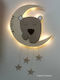 Commemorative Wall Light "Teddy Bear" Birth Details