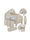 Lionelo Sven Plus Playpen 2 Levels with Changing Table & Mattress Beige Latte 127x65cm