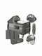 Lionelo Sven Plus Playpen 2 Levels with Changing Table & Mattress Beige Olive 127x65cm