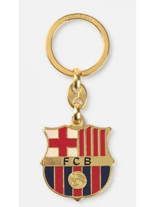 Keychain Fc Barcelona Clauer + Pin Crest Metal-45b7012