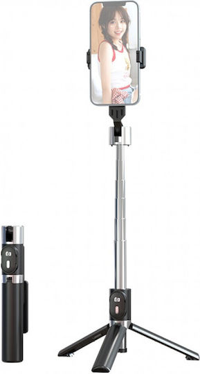 Usams Selfie Stick with Bluetooth ZB324 Black ZB324