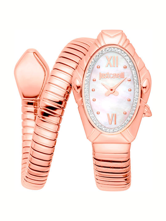 Just Cavalli Signature Snake Damen Uhr Chronogr...