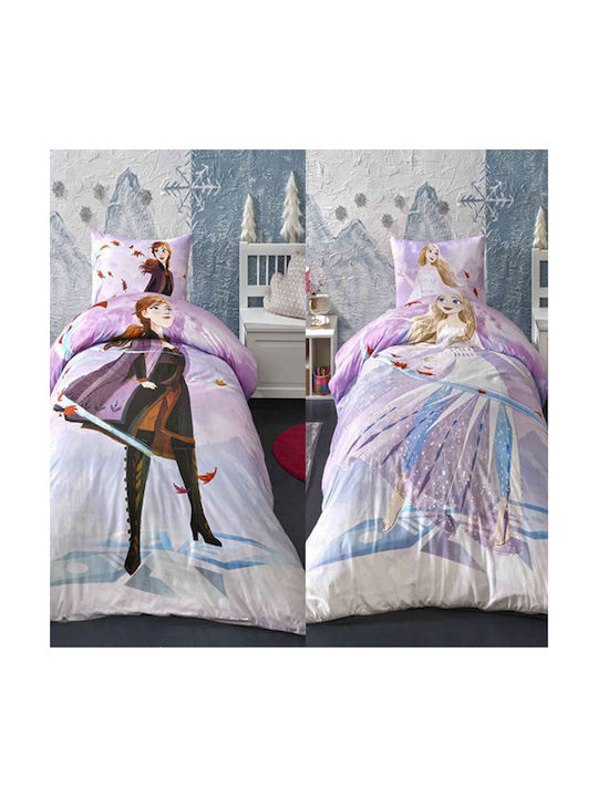 Disney Set Cearceafuri Pentru Copii Single Frozen Breeze