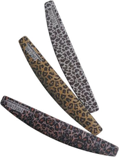 Λίμα Νυχιών Animal Print Μισοφέγγαρο 100/180