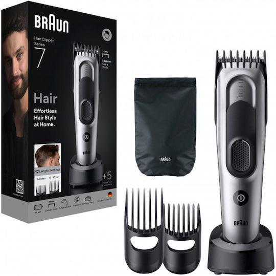 Braun Series 7 Wiederaufladbar Haarschneidemaschine Gray HC7590