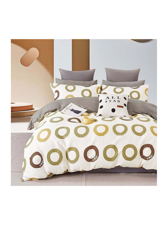 Lenjerie de pat 100% bumbac percale 1 persoană ...