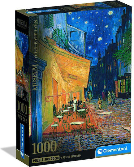 Puzzle Muzeul Van Gogh Terasa Cafenelei Noaptea 1000 piese