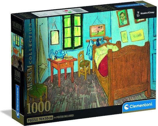 Puzzle Muzeul Van Gogh Dormitorul din Arles 1000 piese