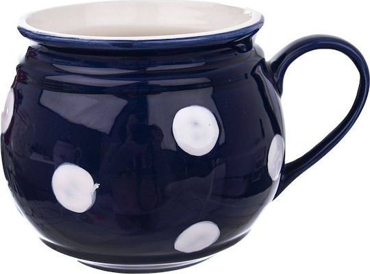 Orion Becher Keramik Blau 850ml