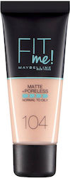 Maybelline Fit Me Matte + Poreless Flüssig 104 ...