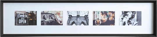 Atmosphera Frame for 5 Photos Axel 22 X 97 Cm Black
