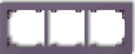 Καρλίκ Deco Τριπλή Κορνίζα Deco Pastel Matt Σμαραγδί 51dr-3