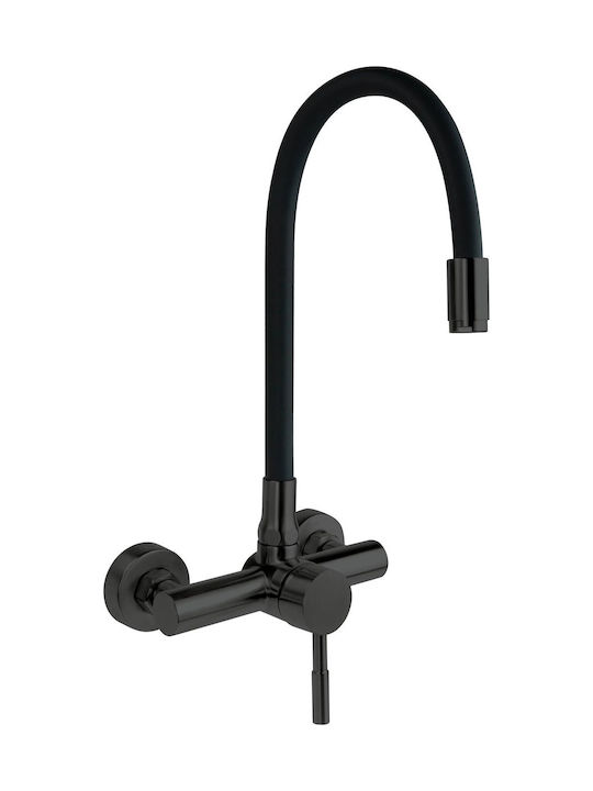 NEO Kitchen Faucet Wall Black