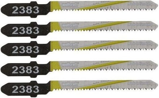 5 Πριονόλαμες Wolfcraft Λαβή T Laminate Επενδυμένες Μοριοσανίδες Παρκέ