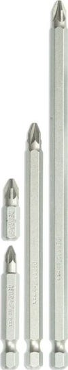 Dedra Pozidriv Screwdriver Bits Pz2x25mm 3pcs Blister 18a01pz20-03