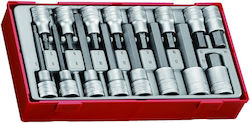 Set de 16 biți hexagonali cu mâner pătrat 1/2" Teng Tools Tthex16 237660105