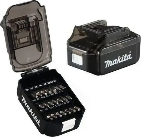 Makita Tool Set 21-Piece Bit Set with Battery Case
