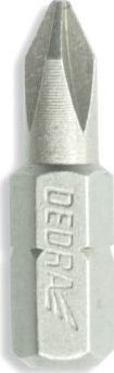 Dedra Μύτες Κατσαβιδιού Ph1x25mm 3τμχ Blister 18a02ph10-03
