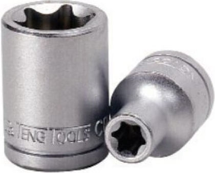 Teng Tools Nuss Pneumatisch Torx mit Vierkant-Antrieb 1/2" Größe E11 1Stück