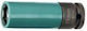 Jonnesway Nuss Pneumatisch Quadratisch mit Vierkant-Antrieb 1/2" Durchmesser 1/2" / 30 1Stück