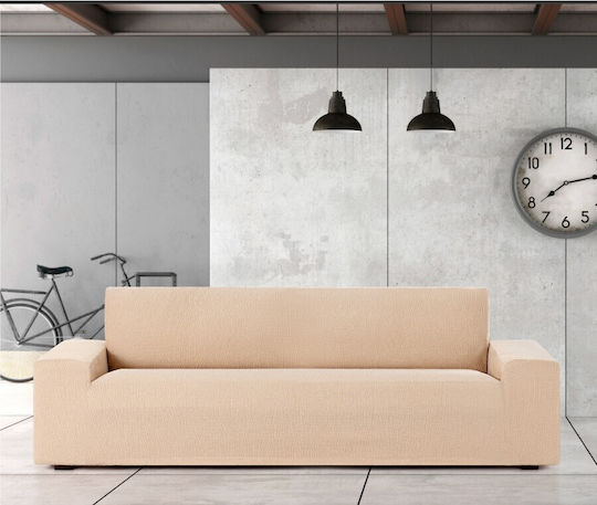 Eysa Troya Elastic Cover for Two Seater Sofa C/1 Beige 140εκ. 1pcs F721491